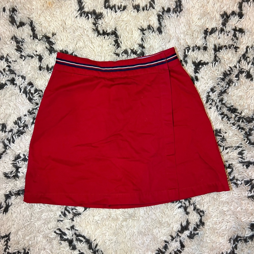 Women’s C&B Sport by Croft & Barrow Red Mini Skirt Skort Size 6